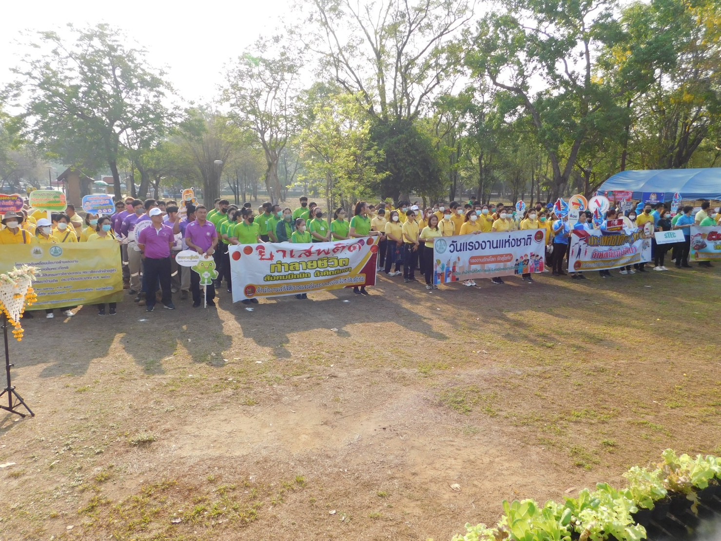 พช.สุโขทัย ร่วมกิจกรรมวันแรงงานแห่งชาติจังหวัดสุโขทัย ประจำปี 2566 “แรงงานรักษ์โลก รักสุโขทัย”