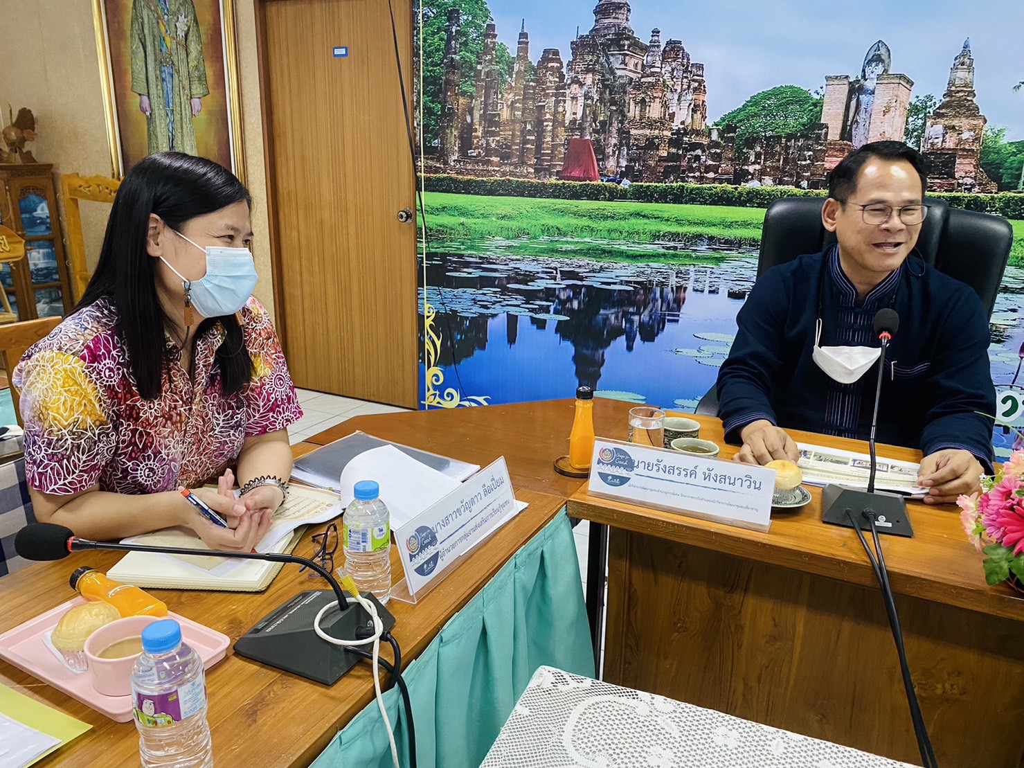 พช.สุโขทัย ยินดีต้อนรับการติดตามความก้าวหน้าการดำเนินการโครงการโคก หนอง นา พัฒนาชุมชน ในพื้นที่จังหวัดสุโขทัย ของคณะผู้บริหารและเจ้าหน้าที่กรมการพัฒนาชุมชน