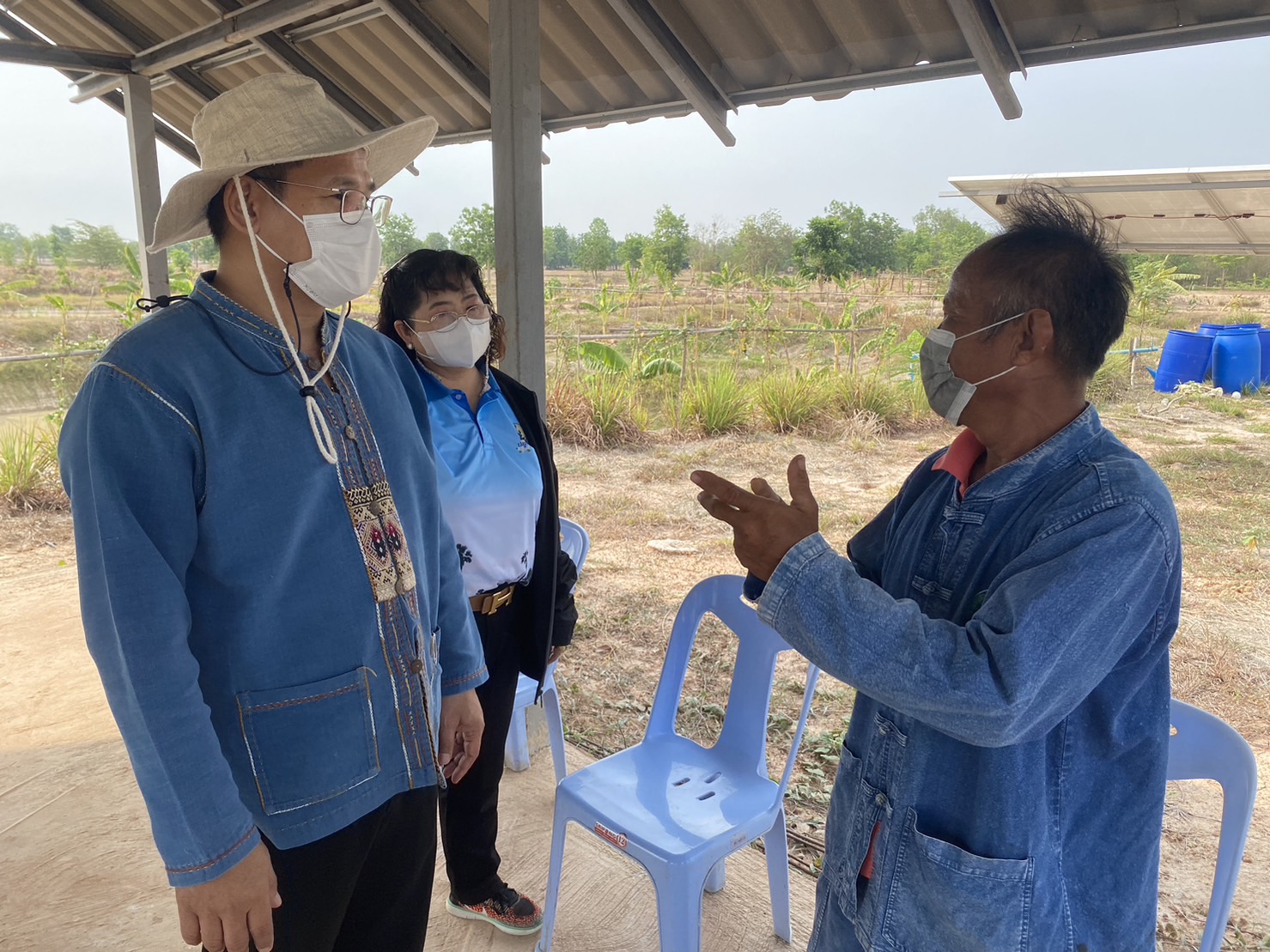 พช.สุโขทัย ลงพื้นที่ติดตามความก้าวหน้าการดำเนินการโครงการโคก หนอง นา พัฒนาชุมชน ในพื้นที่จังหวัดสุโขทัย ร่วมกับคณะผู้บริหารและเจ้าหน้าที่กรมการพัฒนาชุมชน