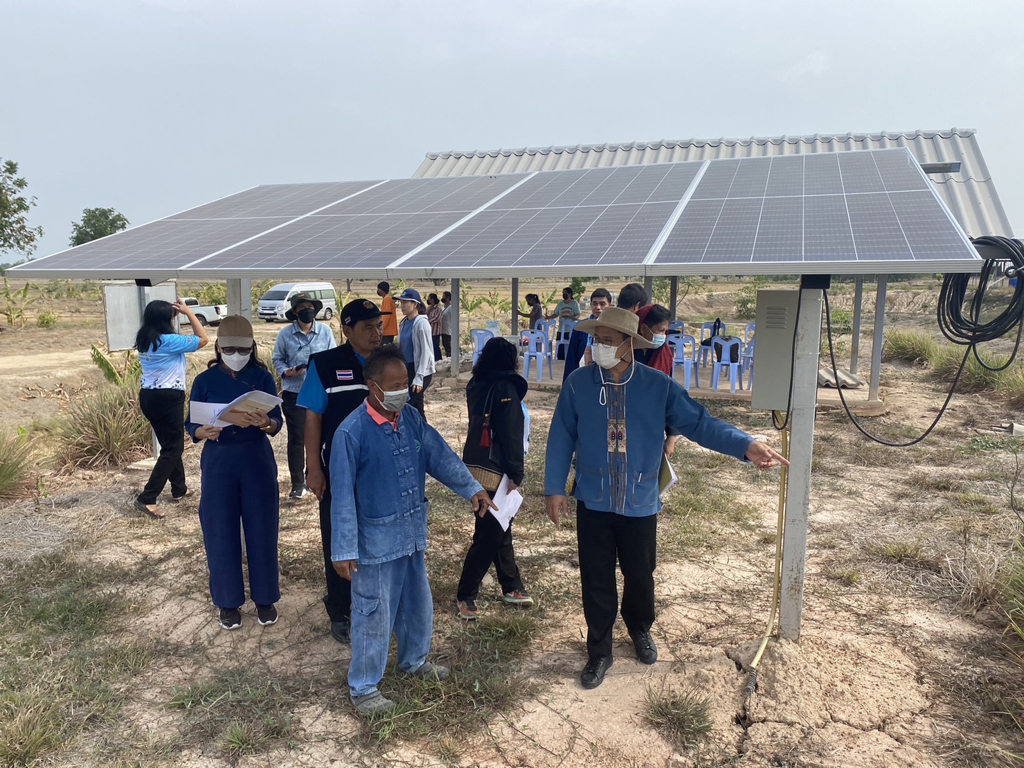 พช.สุโขทัย ลงพื้นที่ติดตามความก้าวหน้าการดำเนินการโครงการโคก หนอง นา พัฒนาชุมชน ในพื้นที่จังหวัดสุโขทัย ร่วมกับคณะผู้บริหารและเจ้าหน้าที่กรมการพัฒนาชุมชน