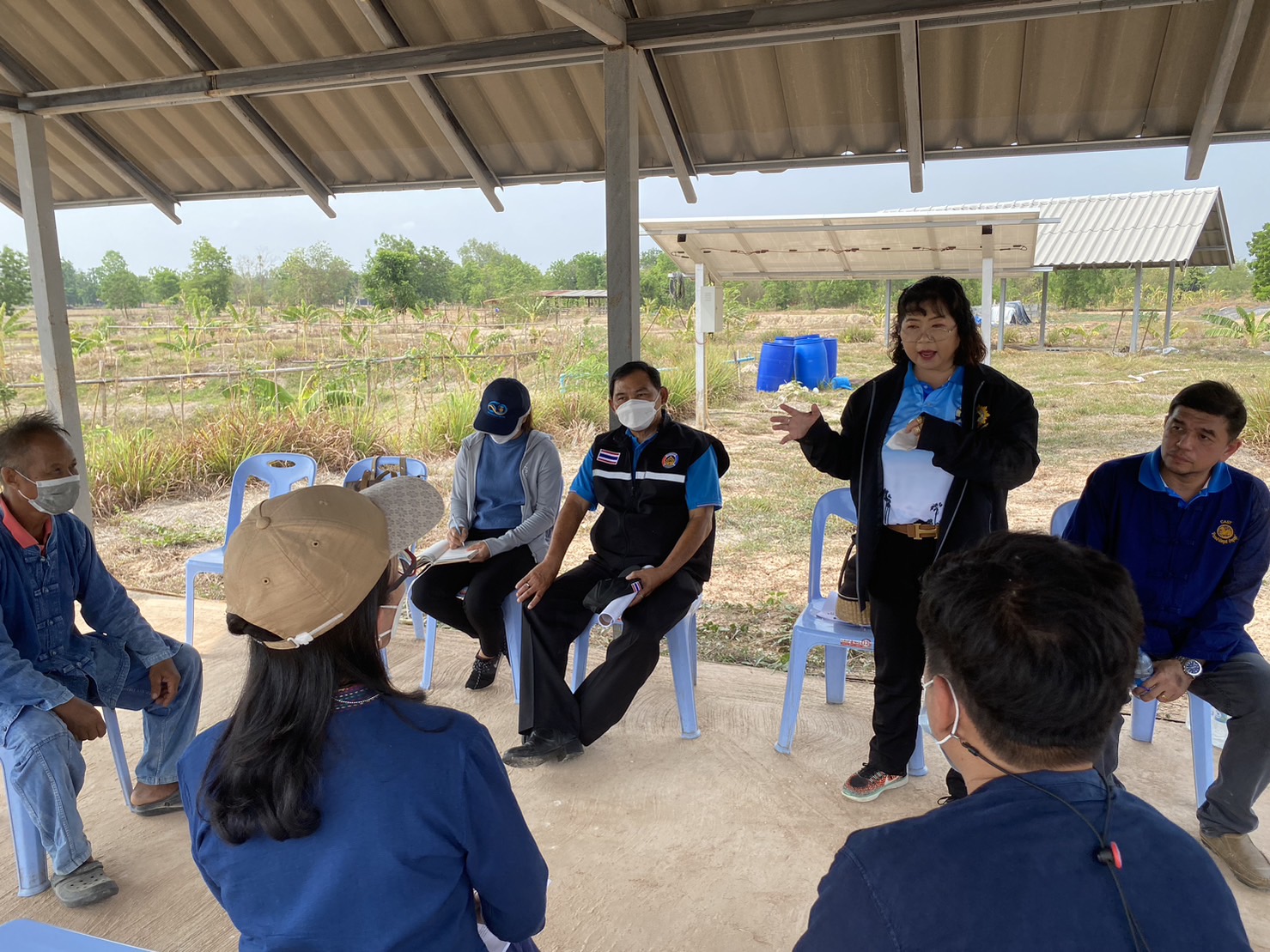 พช.สุโขทัย ลงพื้นที่ติดตามความก้าวหน้าการดำเนินการโครงการโคก หนอง นา พัฒนาชุมชน ในพื้นที่จังหวัดสุโขทัย ร่วมกับคณะผู้บริหารและเจ้าหน้าที่กรมการพัฒนาชุมชน