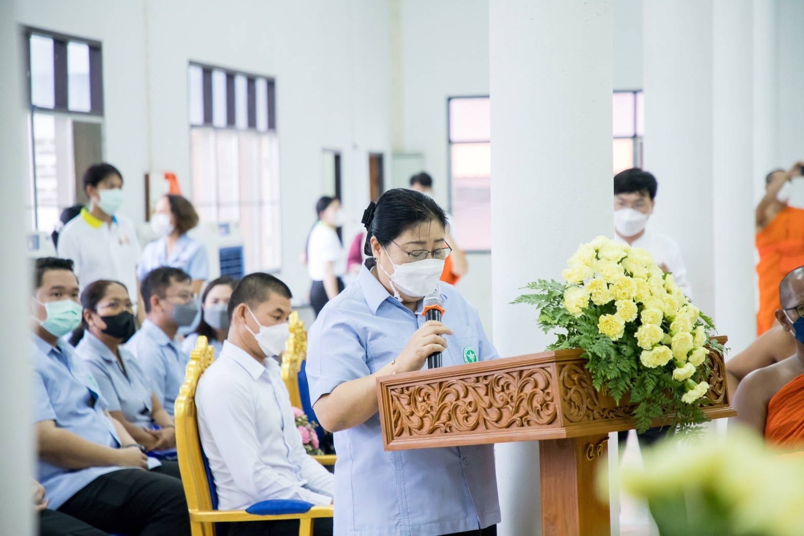 พช.สุโขทัย เข้าร่วมพิธีเปิดการฝึกอบรมโครงการอบรม “พระบริบาลภิกษุไข้” ประจำวัด 1 วัด 1 รูป ทั่วไทย เฉลิมพระเกียรติสมเด็จพระอริยวงศาคตญาณ(อมฺพรมหาเถร) สมเด็จพระสังฆราช สกลมหาสังฆปริณายก ฉลองพระชนมายุ 8 รอบ