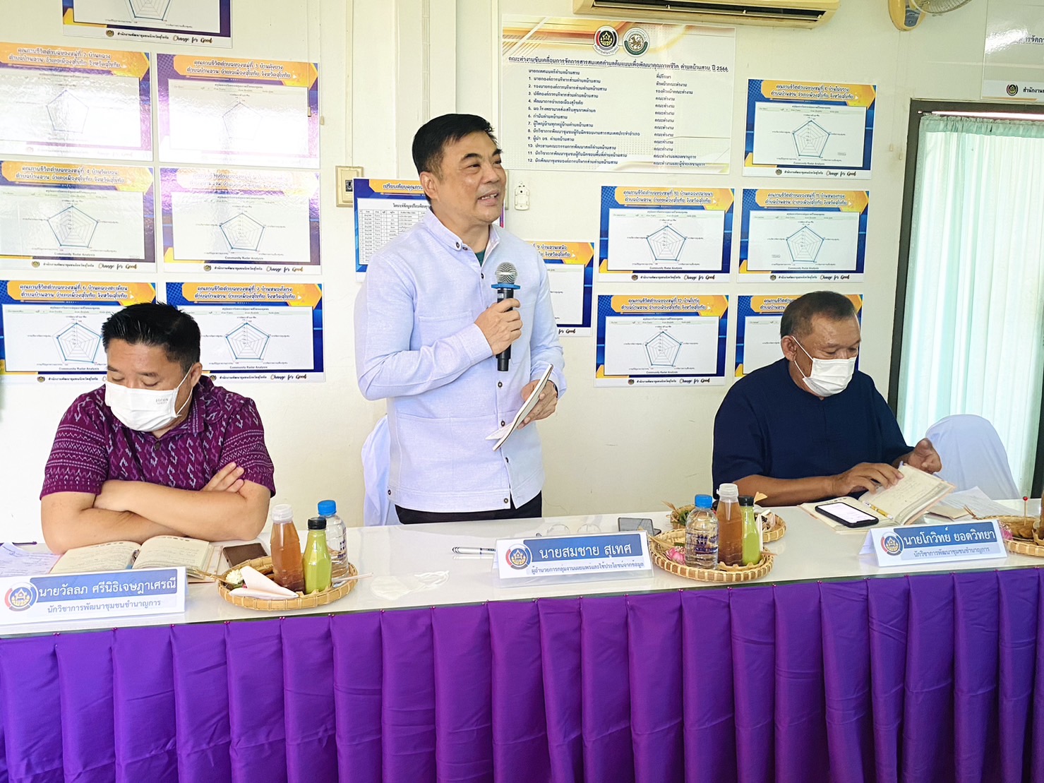 พช.สุโขทัย ต้อนรับคณะ สนับสนุนการดำเนินงานโครงการจัดทำสารสนเทศตำบลต้นแบบเพื่อพัฒนาคุณภาพชีวิต ประจำปีงบประมาณ พ.ศ.2566