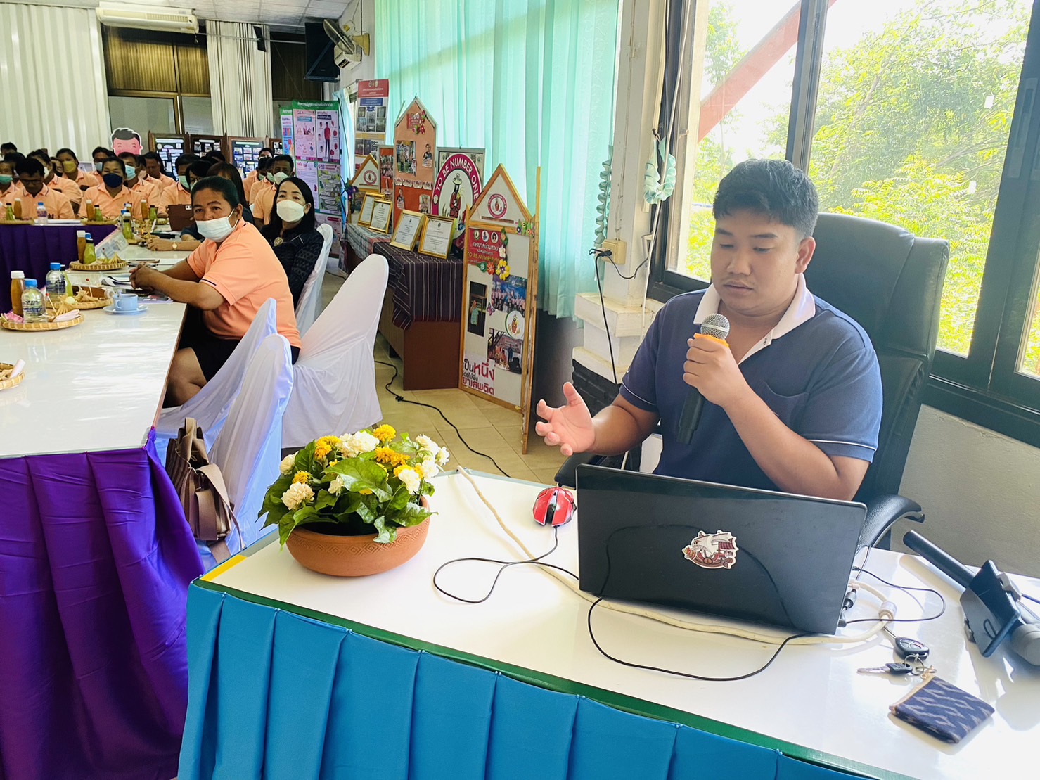 พช.สุโขทัย ต้อนรับคณะ สนับสนุนการดำเนินงานโครงการจัดทำสารสนเทศตำบลต้นแบบเพื่อพัฒนาคุณภาพชีวิต ประจำปีงบประมาณ พ.ศ.2566