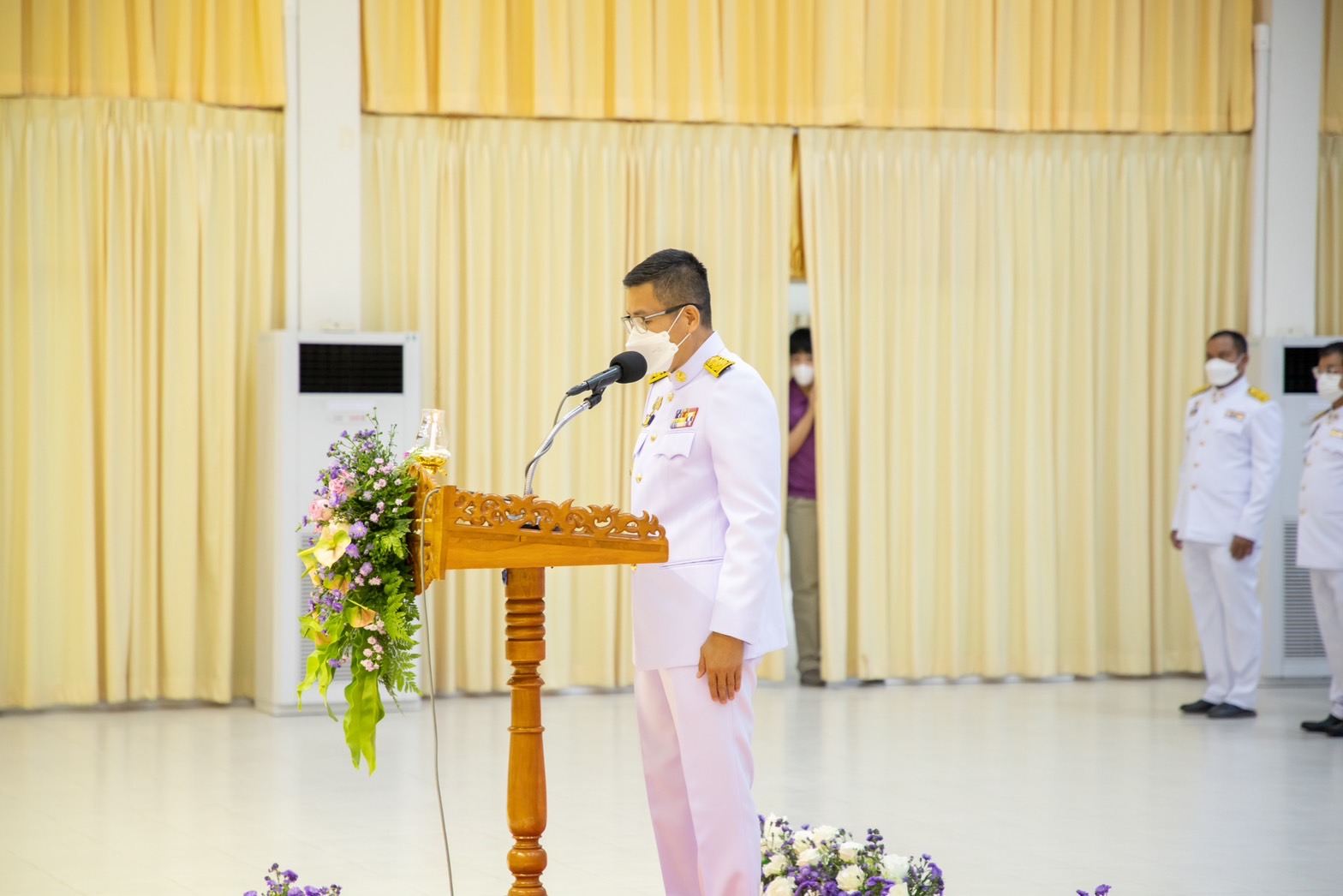 พช.สุโขทัย ร่วมพิธีถวายเครื่องราชสักการะ และพิธีถวายพระพรชัยมงคล สมเด็จพระนางเจ้าฯ พระบรมราชินี