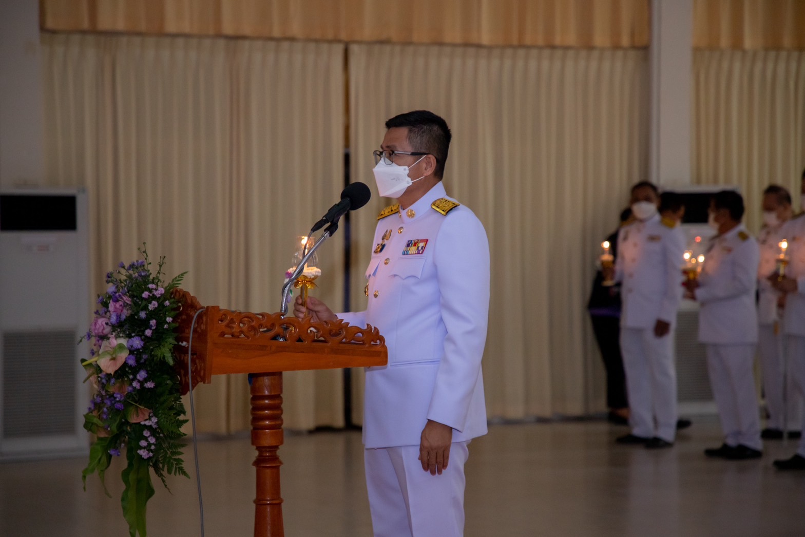 พช.สุโขทัย ร่วมพิธีถวายเครื่องราชสักการะ และพิธีถวายพระพรชัยมงคล สมเด็จพระนางเจ้าฯ พระบรมราชินี