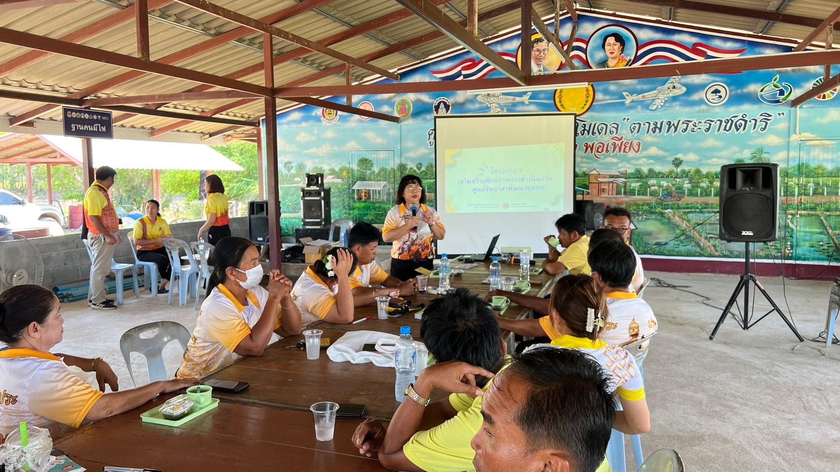 พช.สุโขทัย ขับเคลื่อนโครงการเสริมสร้างศักยภาพการดำเนินงานศูนย์ผู้นำจิตอาสาพัฒนาชุมชน ตำบลบ้านซ่าน อำเภอศรีสำโรง จังหวัดสุโขทัย