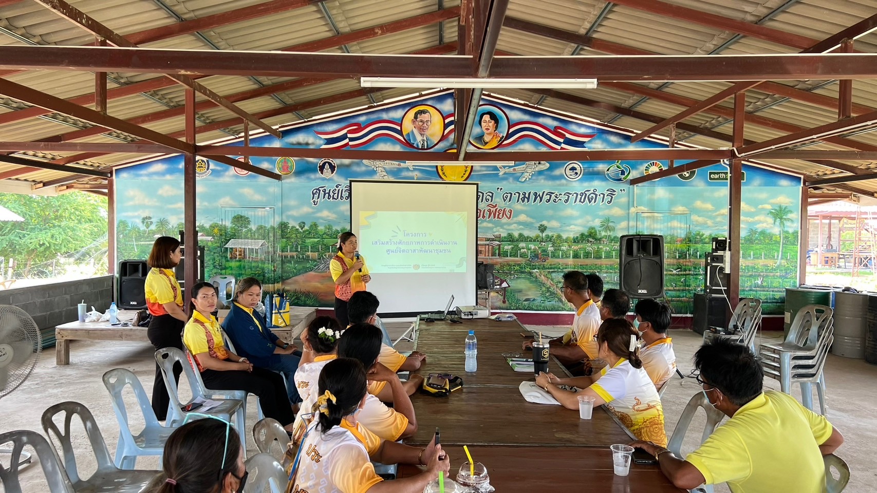 พช.สุโขทัย ขับเคลื่อนโครงการเสริมสร้างศักยภาพการดำเนินงานศูนย์ผู้นำจิตอาสาพัฒนาชุมชน ตำบลบ้านซ่าน อำเภอศรีสำโรง จังหวัดสุโขทัย