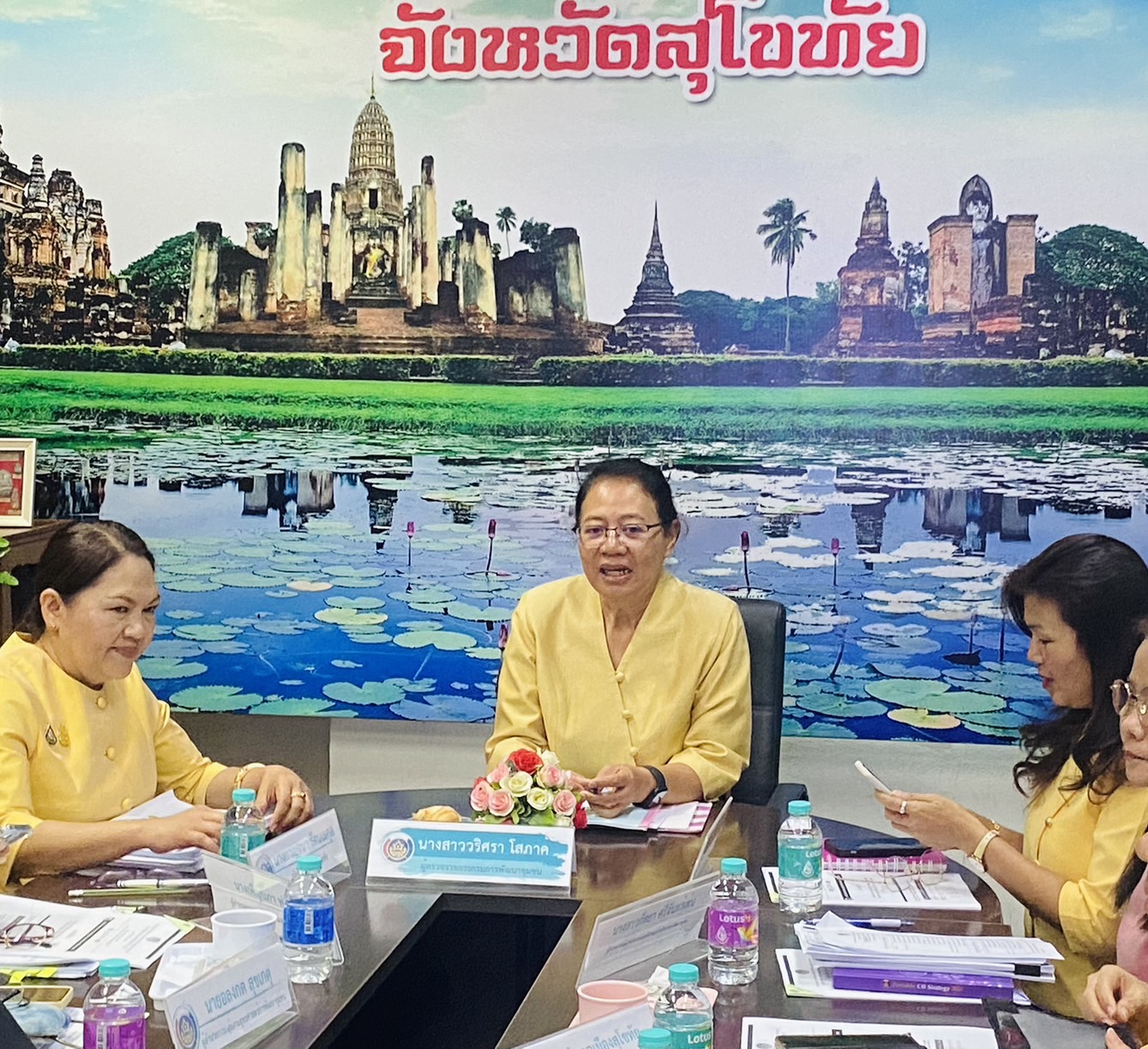 ผู้ตรวจราชการกรมการพัฒนาชุมชนเขตตรวจราชการที่ 17 กลุ่มจังหวัดภาคเหนือตอนล่าง 1 ลงพื้นที่ตรวจราชการจังหวัดสุโขทัย