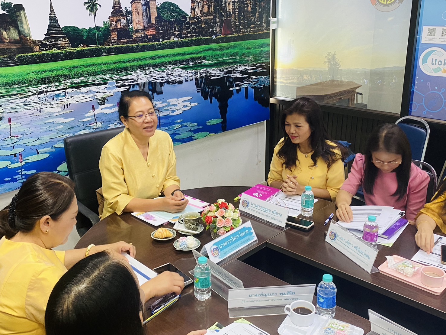 ผู้ตรวจราชการกรมการพัฒนาชุมชนเขตตรวจราชการที่ 17 กลุ่มจังหวัดภาคเหนือตอนล่าง 1 ลงพื้นที่ตรวจราชการจังหวัดสุโขทัย