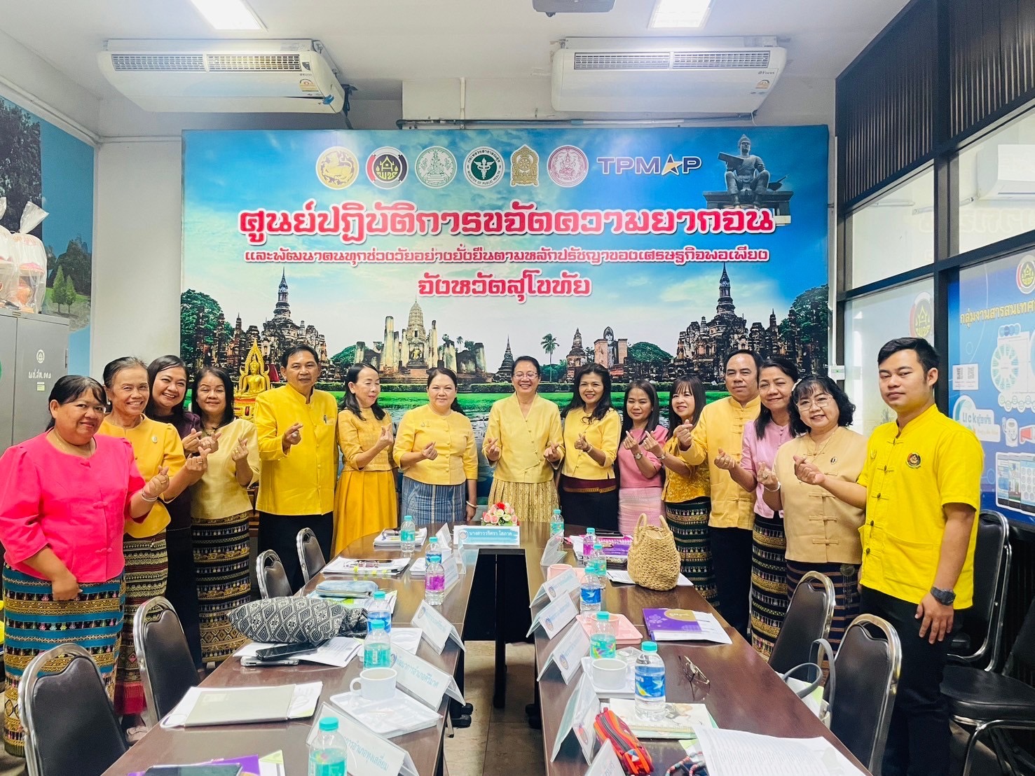 ผู้ตรวจราชการกรมการพัฒนาชุมชนเขตตรวจราชการที่ 17 กลุ่มจังหวัดภาคเหนือตอนล่าง 1 ลงพื้นที่ตรวจราชการจังหวัดสุโขทัย