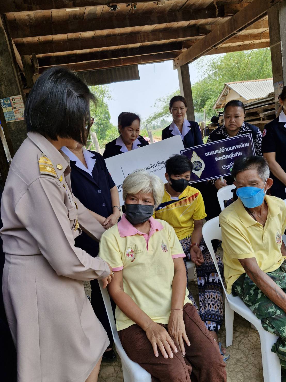 พช.สุโขทัย ร่วมกิจกรรมโครงการ “หน่วยบำบัดทุกข์ บำรุงสุข สร้างรอยยิ้มให้ประชาชน” จังหวัดเคลื่อนที่ ในพื้นที่อำเภอกงไกรลาศ