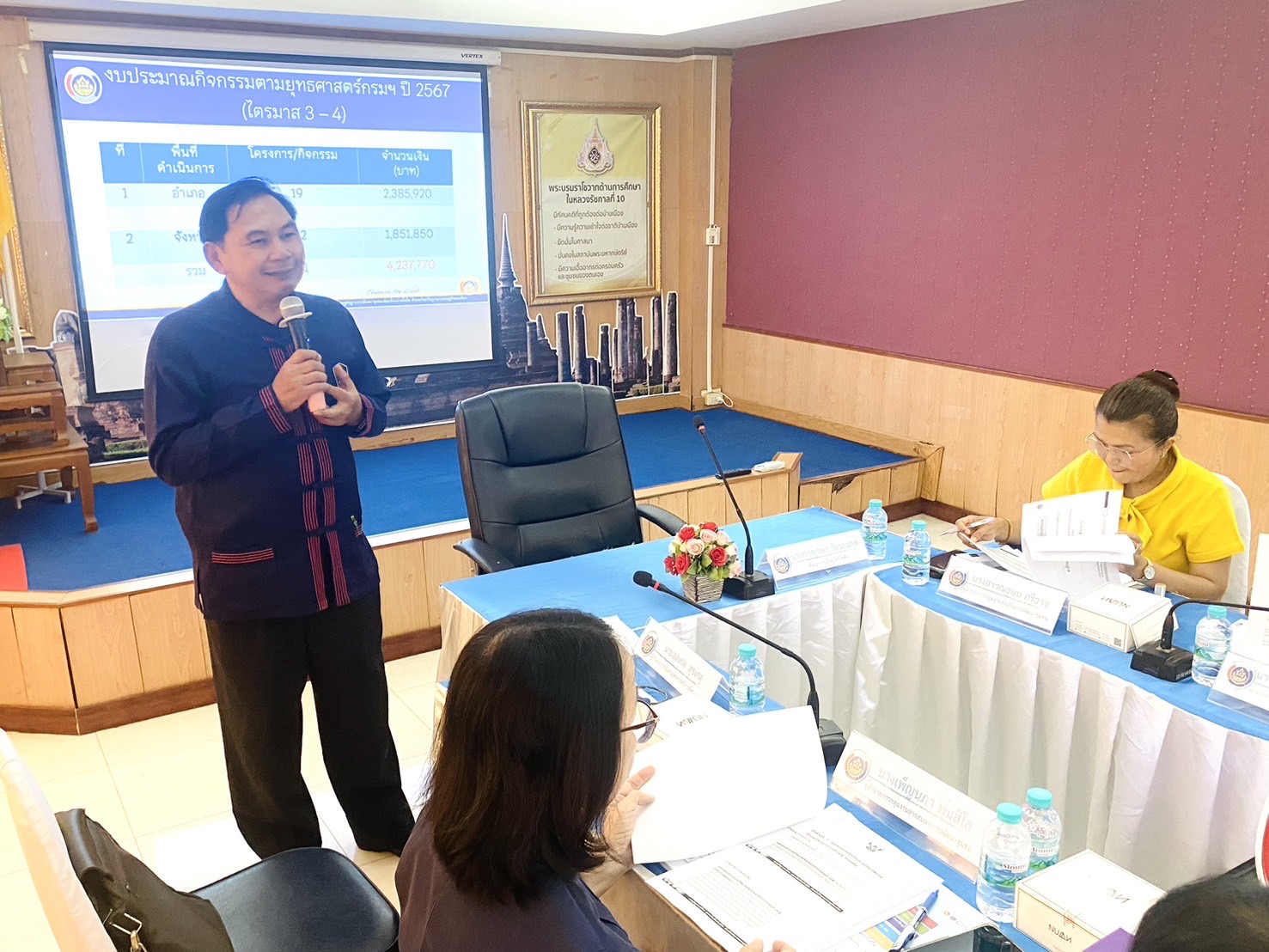 🌈พช.สุโขทัย เคลื่อนทัพขับเคลื่อนงานพัฒนาชุมชน ไตรมาสที่ 3 – 4/2567 จัดประชุมถ่ายทอดตัวชี้วัดค่าเป้าหมายและการประเมินผลการปฏิบัติราชการ และการดำเนินงานตามภารกิจสำคัญ