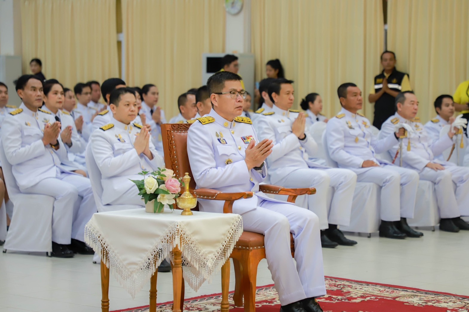 พช.สุโขทัย ร่วมงานรัฐพิธีวันที่ระลึกพระบาทสมเด็จพระปกเกล้าเจ้าอยู่หัว ประจำปี 2567
