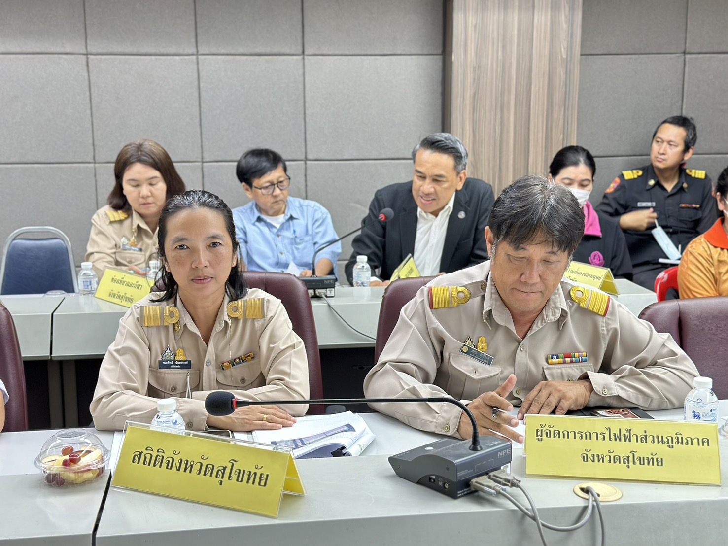 พช.สุโขทัย ร่วมประชุมเตรียมการจัดงานประเพณีลอยกระทง เผาเทียน เล่นไฟ จังหวัดสุโขทัย ประจำปี 2567