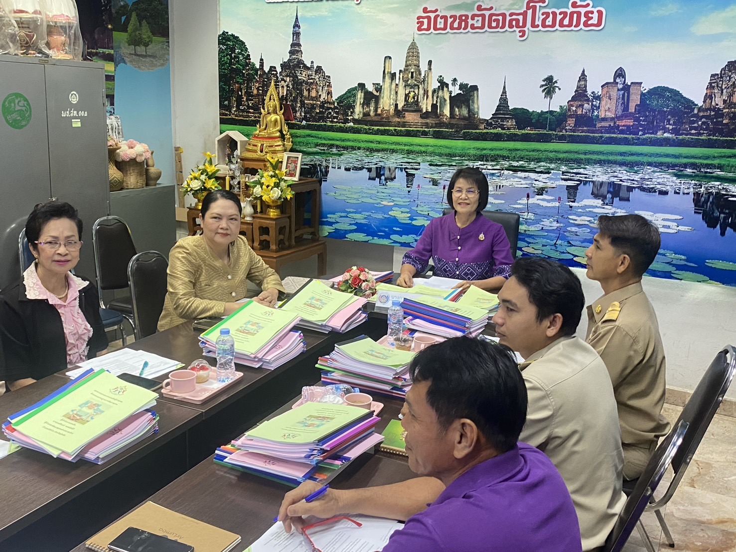 พช.สุโขทัย จัดประชุม คณะกรรมการรับรองมาตรฐานการพัฒนาชุมชน จังหวัดสุโขทัย ประจำปี 2567