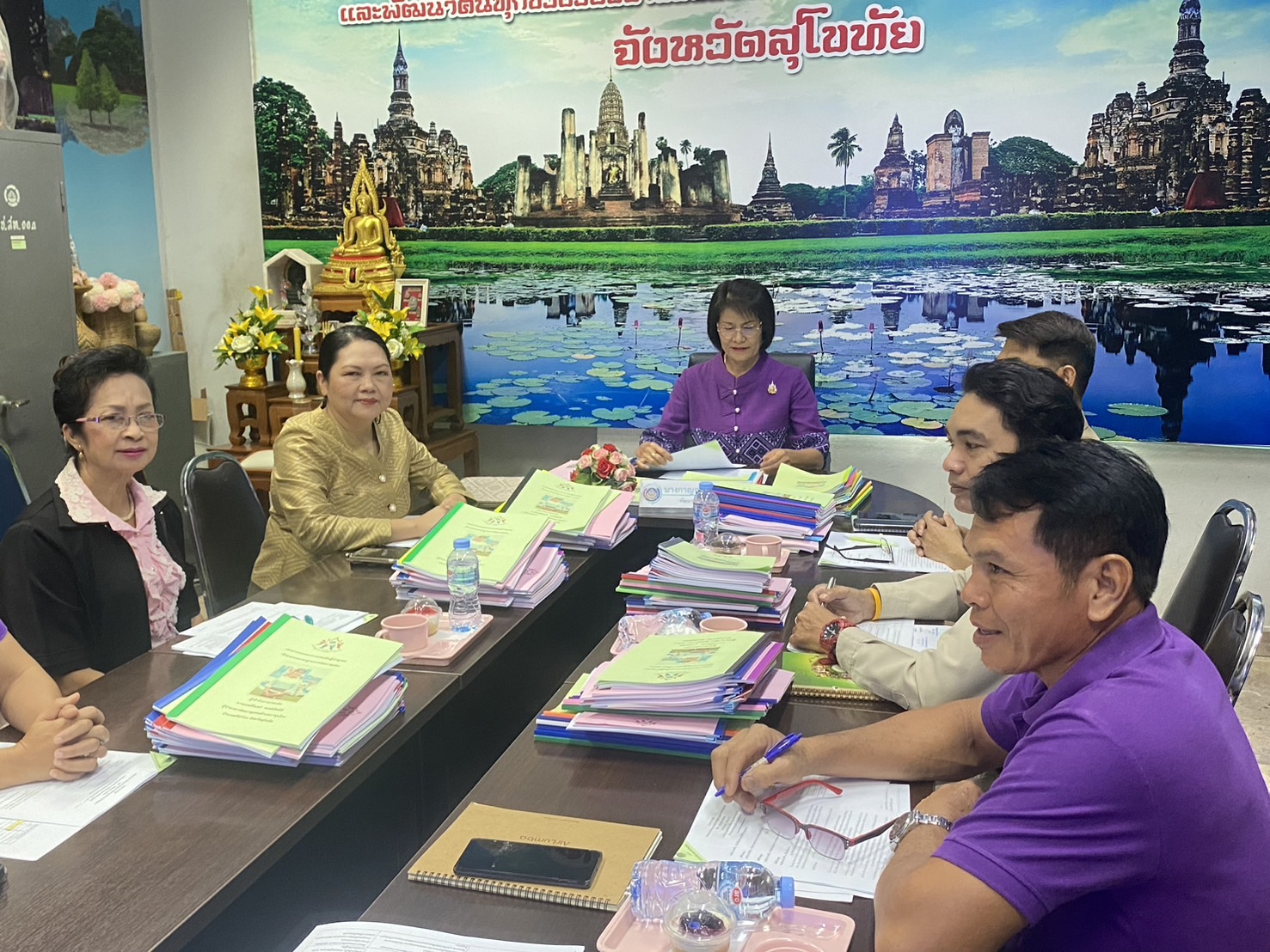 พช.สุโขทัย จัดประชุม คณะกรรมการรับรองมาตรฐานการพัฒนาชุมชน จังหวัดสุโขทัย ประจำปี 2567