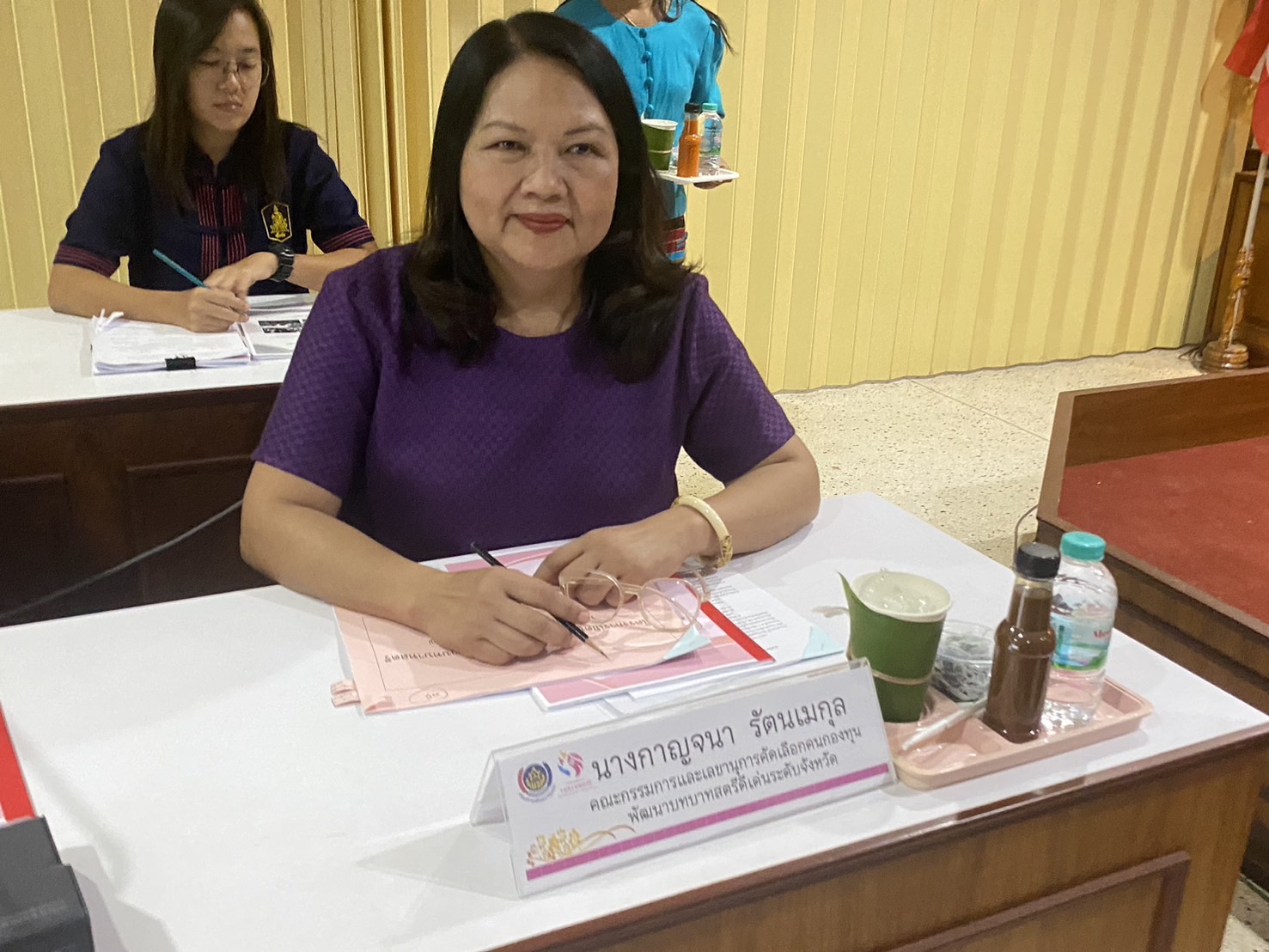 รองผู้ว่าราชการจังหวัดสุโขทัย ลงพื้นที่อำเภอกงไกรลาศและอำเภอศรีสำโรง เพื่อคัดเลือกคนกองทุนพัฒนาบทบาทสตรีดีเด่นระดับจังหวัดตามโครงการเชิดชูเกียรติคนกองทุนพัฒนาบทบาทสตรี ประจำปี 2567