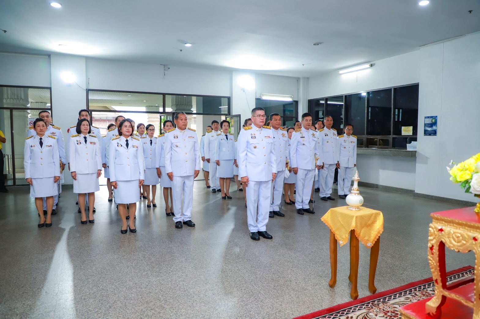 พช.สุโขทัย ร่วมพิธีเชิญน้ำพระพุทธมนต์ศักดิ์สิทธิ์ด้วยความเรียบร้อยและสมพระเกียรติ