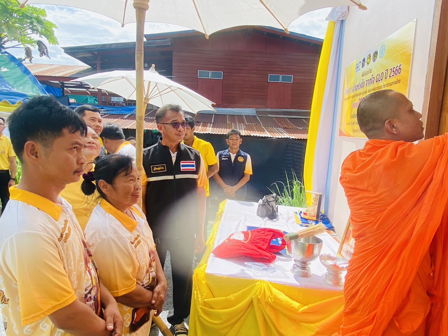 จังหวัดสุโขทัย ส่งมอบบ้านโครงการ “บ้านห่วงใยจากใจ GLO ประจำปี 2566” และสิ่งของจำเป็นแก่ครัวเรือนเป้าหมาย TPMAP