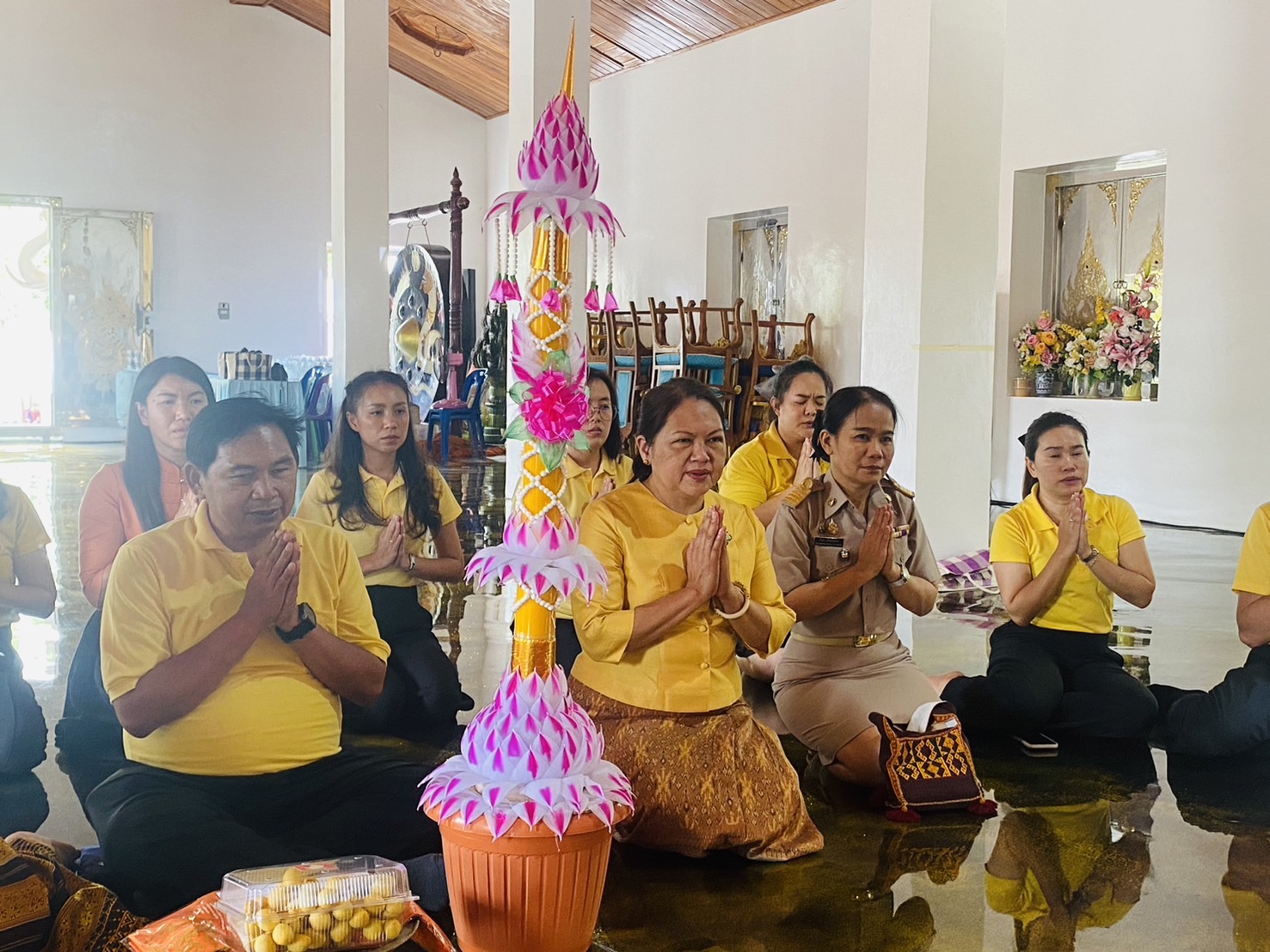 ส่งเสริมกิจกรรมองค์กรคุณธรรม ทำบุญถวายเทียนพรรษา เนื่องในเทศกาลวันเข้าพรรษา ประจำปี 2567