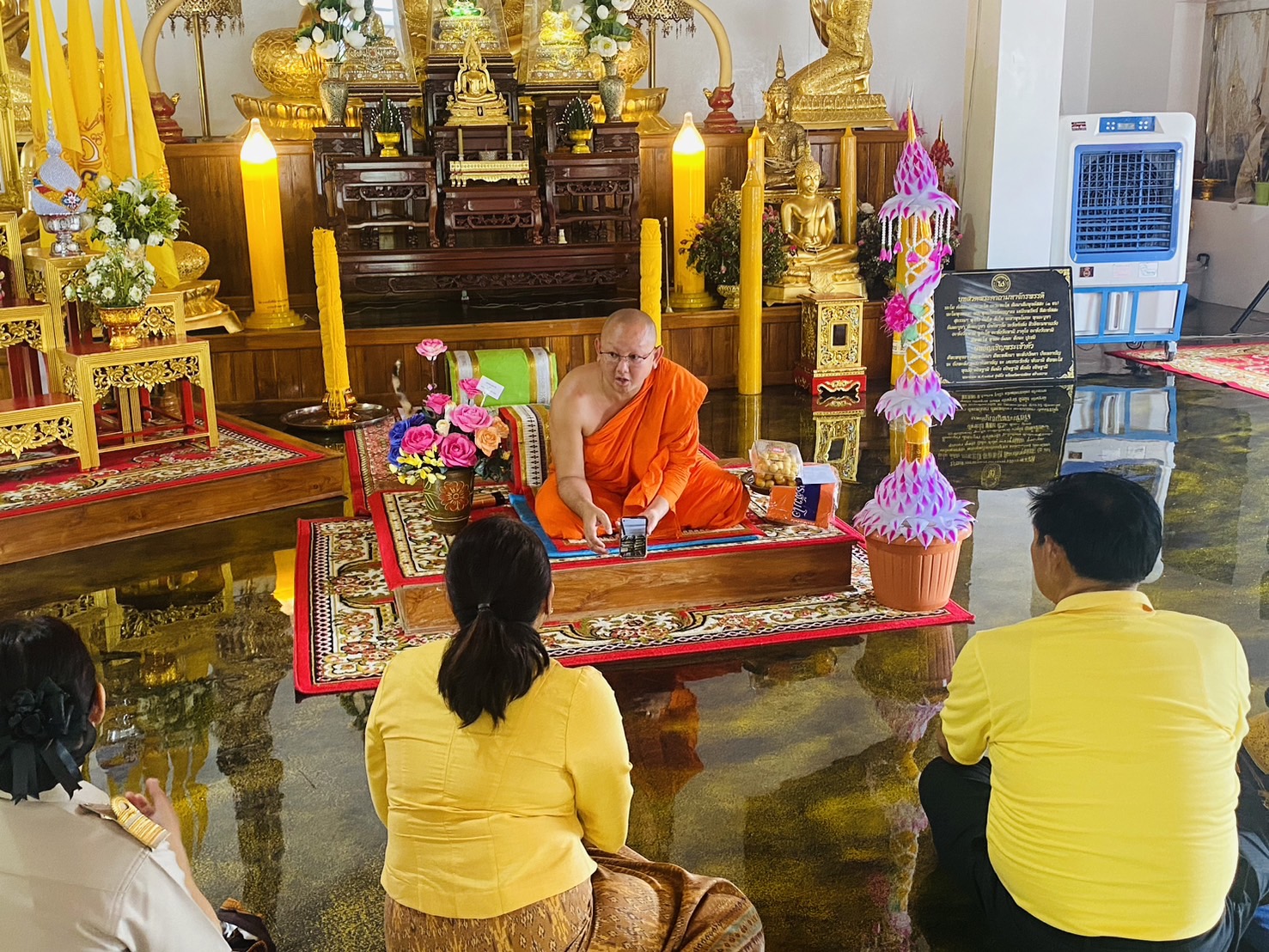 ส่งเสริมกิจกรรมองค์กรคุณธรรม ทำบุญถวายเทียนพรรษา เนื่องในเทศกาลวันเข้าพรรษา ประจำปี 2567