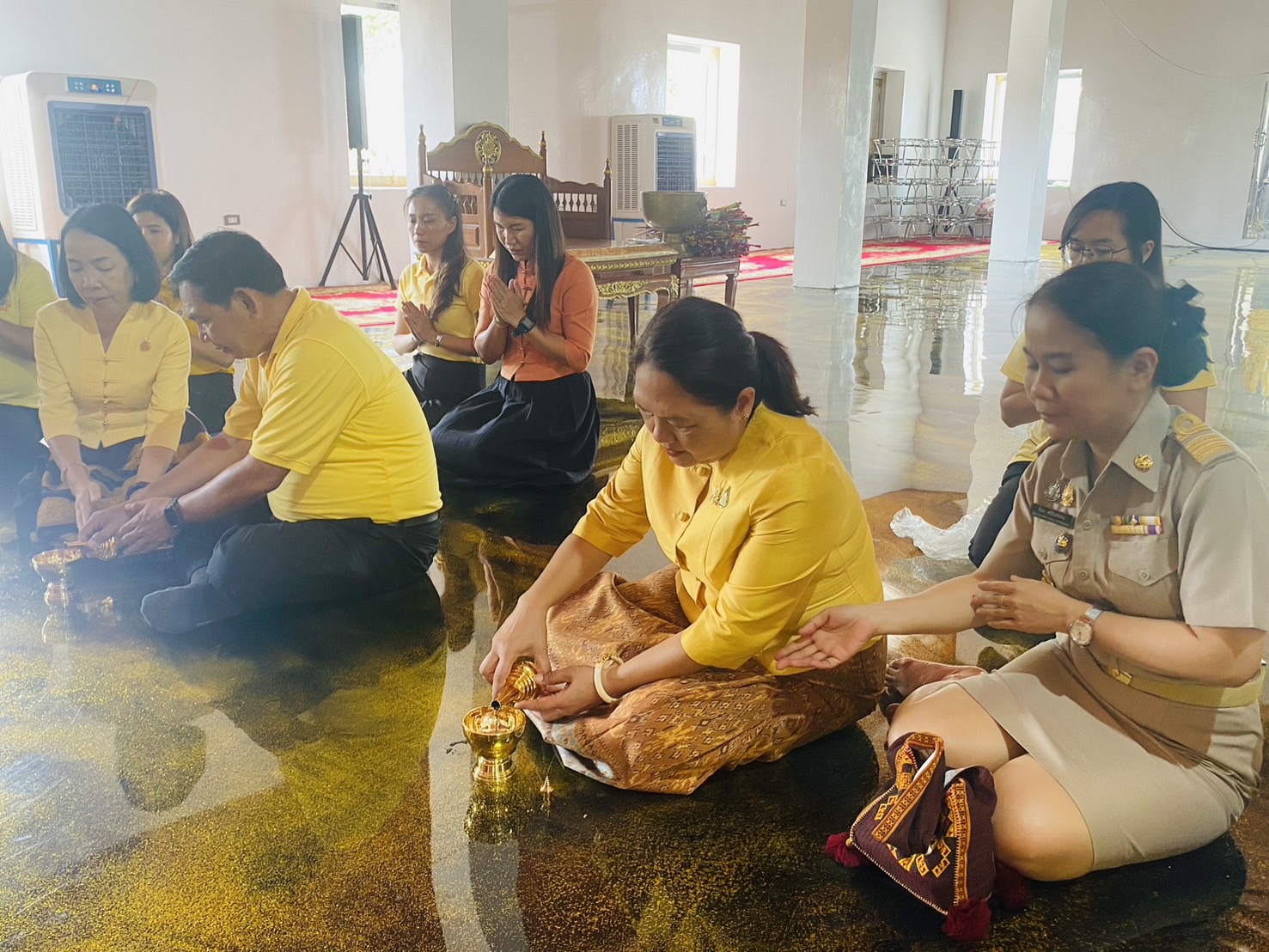 ส่งเสริมกิจกรรมองค์กรคุณธรรม ทำบุญถวายเทียนพรรษา เนื่องในเทศกาลวันเข้าพรรษา ประจำปี 2567