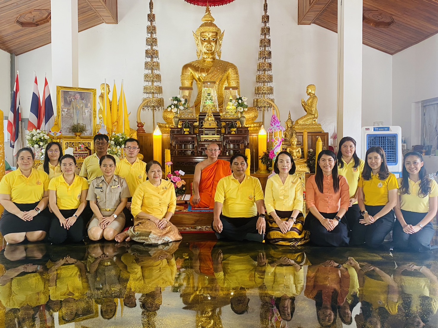 ส่งเสริมกิจกรรมองค์กรคุณธรรม ทำบุญถวายเทียนพรรษา เนื่องในเทศกาลวันเข้าพรรษา ประจำปี 2567