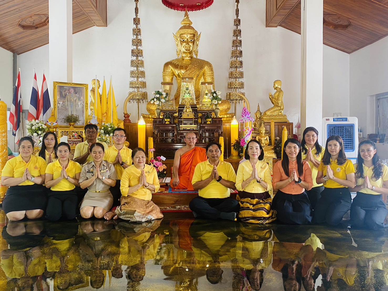 ส่งเสริมกิจกรรมองค์กรคุณธรรม ทำบุญถวายเทียนพรรษา เนื่องในเทศกาลวันเข้าพรรษา ประจำปี 2567