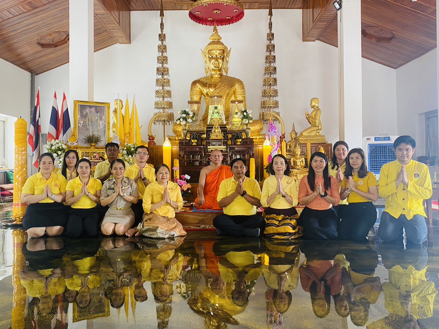 ส่งเสริมกิจกรรมองค์กรคุณธรรม ทำบุญถวายเทียนพรรษา เนื่องในเทศกาลวันเข้าพรรษา ประจำปี 2567