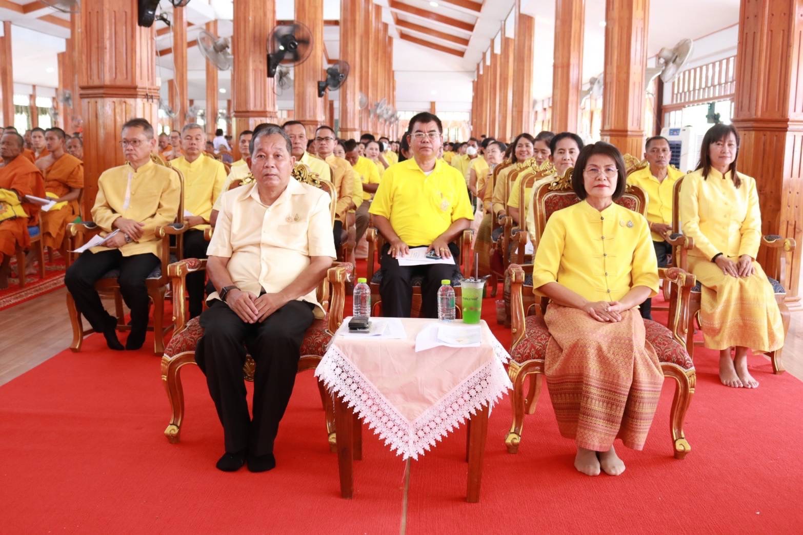 พช. สุโขทัย ร่วมพิธีเจริญพระพุทธมนต์และเจริญจิตตภาวนาถวายพระราชกุศลแด่พระบาทสมเด็จพระเจ้าอยู่หัว เนื่องในโอกาสพระราชพิธีมหามงคลเฉลิมพระชนมพรรษา 6 รอบ 28 กรกฏาคม 2567
