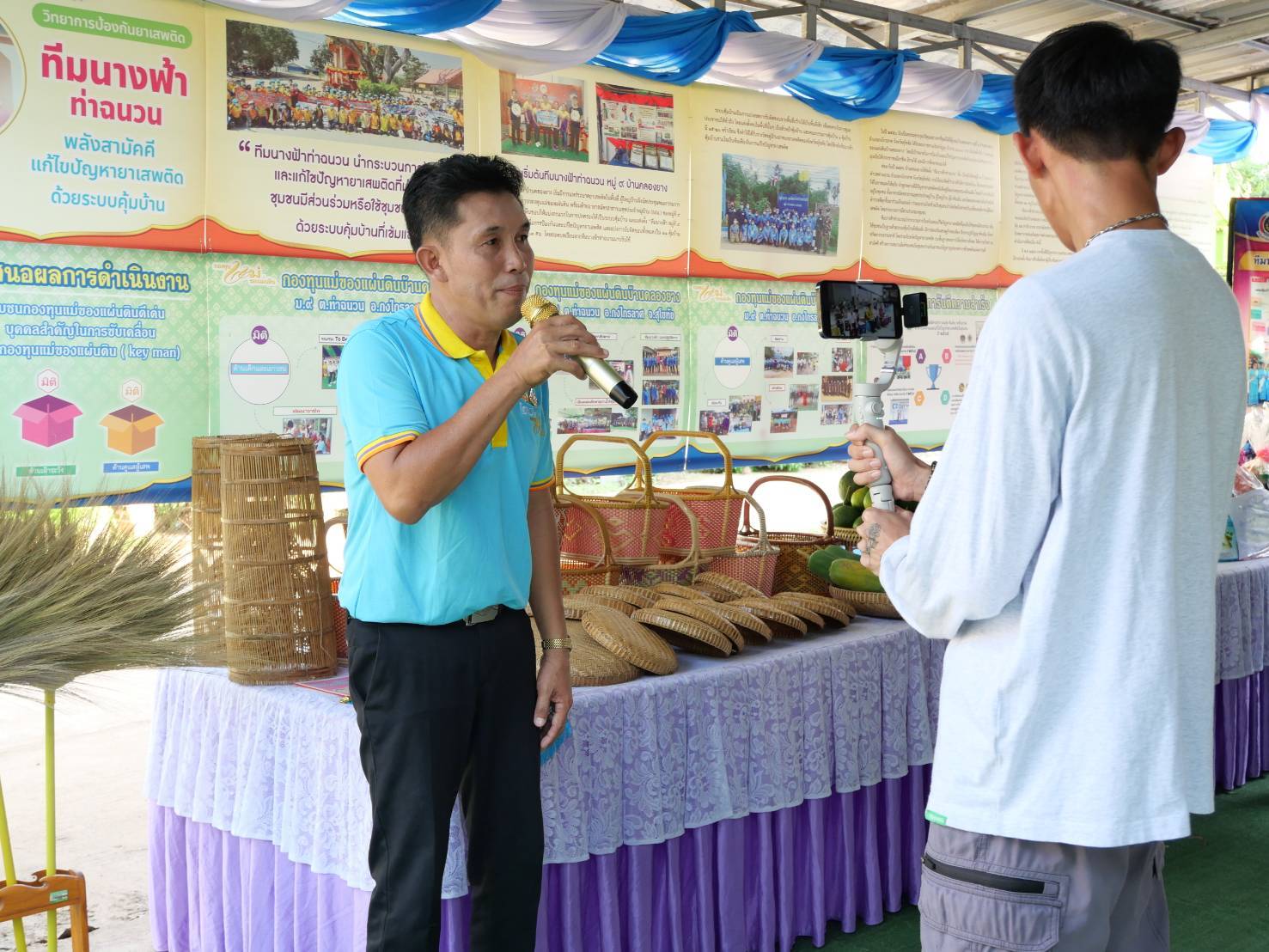 จังหวัดสุโขทัยร่วมจัดกิจกรรม Live Action พื้นที่ตัวอย่างความสำเร็จกองทุนแม่ของแผ่นดินบ้านคลองยาง หมู่ที่ 9 ตำบลท่าฉนวน อำเภอกงไกรลาศ จังหวัดสุโขทัย ในงาน Sustainability Expo 2024 (SX 2024)