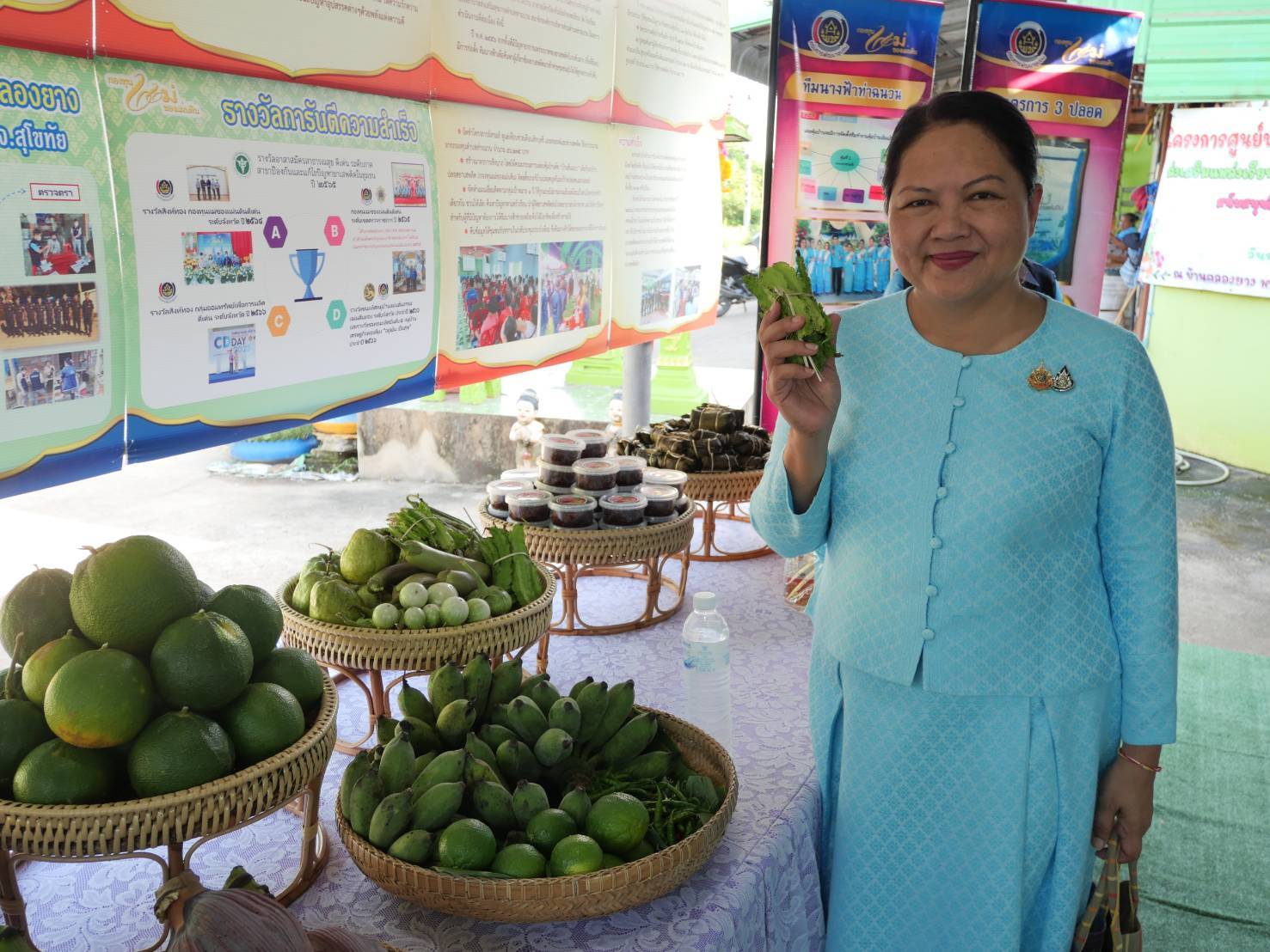 จังหวัดสุโขทัยร่วมจัดกิจกรรม Live Action พื้นที่ตัวอย่างความสำเร็จกองทุนแม่ของแผ่นดินบ้านคลองยาง หมู่ที่ 9 ตำบลท่าฉนวน อำเภอกงไกรลาศ จังหวัดสุโขทัย ในงาน Sustainability Expo 2024 (SX 2024)