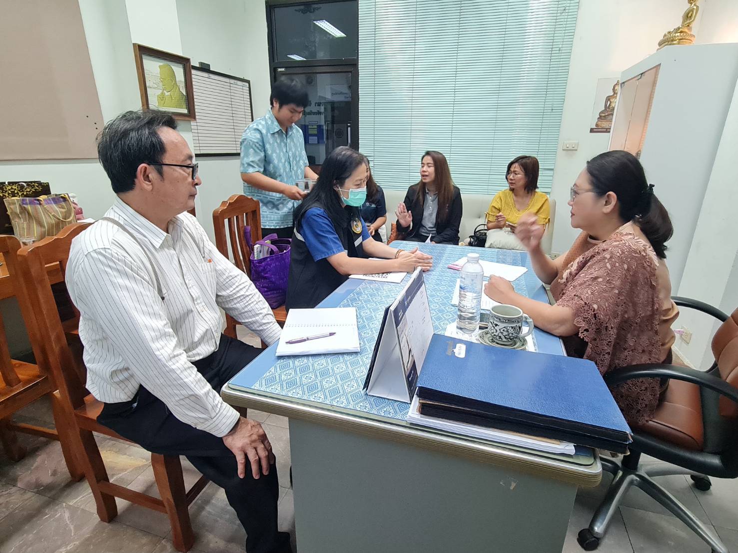 มหาวิทยาลัยราชภัฏพิบูลสงครามร่วมหารือแนวทางการดำเนินงานและหาความต้องการโจทย์การวิจัยและบริการทางวิชาการร่วมกับสำนักงานพัฒนาชุมชนจังหวัดสุโขทัย