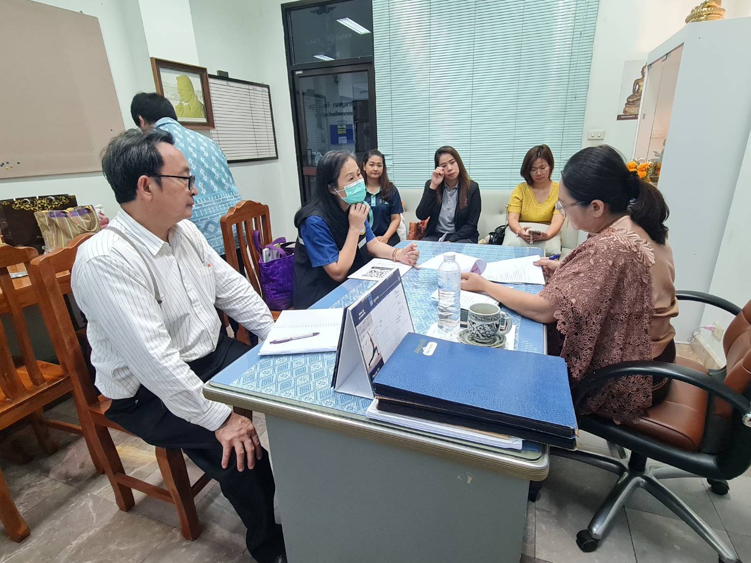 มหาวิทยาลัยราชภัฏพิบูลสงครามร่วมหารือแนวทางการดำเนินงานและหาความต้องการโจทย์การวิจัยและบริการทางวิชาการร่วมกับสำนักงานพัฒนาชุมชนจังหวัดสุโขทัย