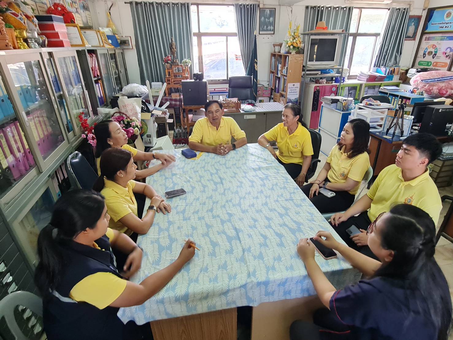 พช.สุโขทัยติดตามเยี่ยมและให้กำลังใจ พช.คีรีมาศ