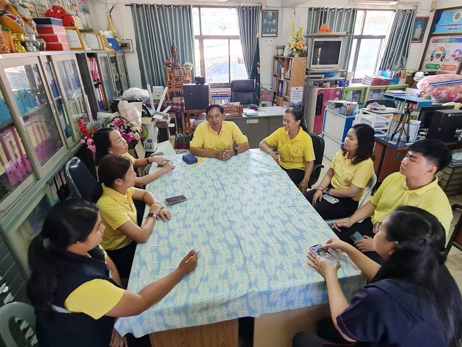 พช.สุโขทัยติดตามเยี่ยมและให้กำลังใจ พช.คีรีมาศ