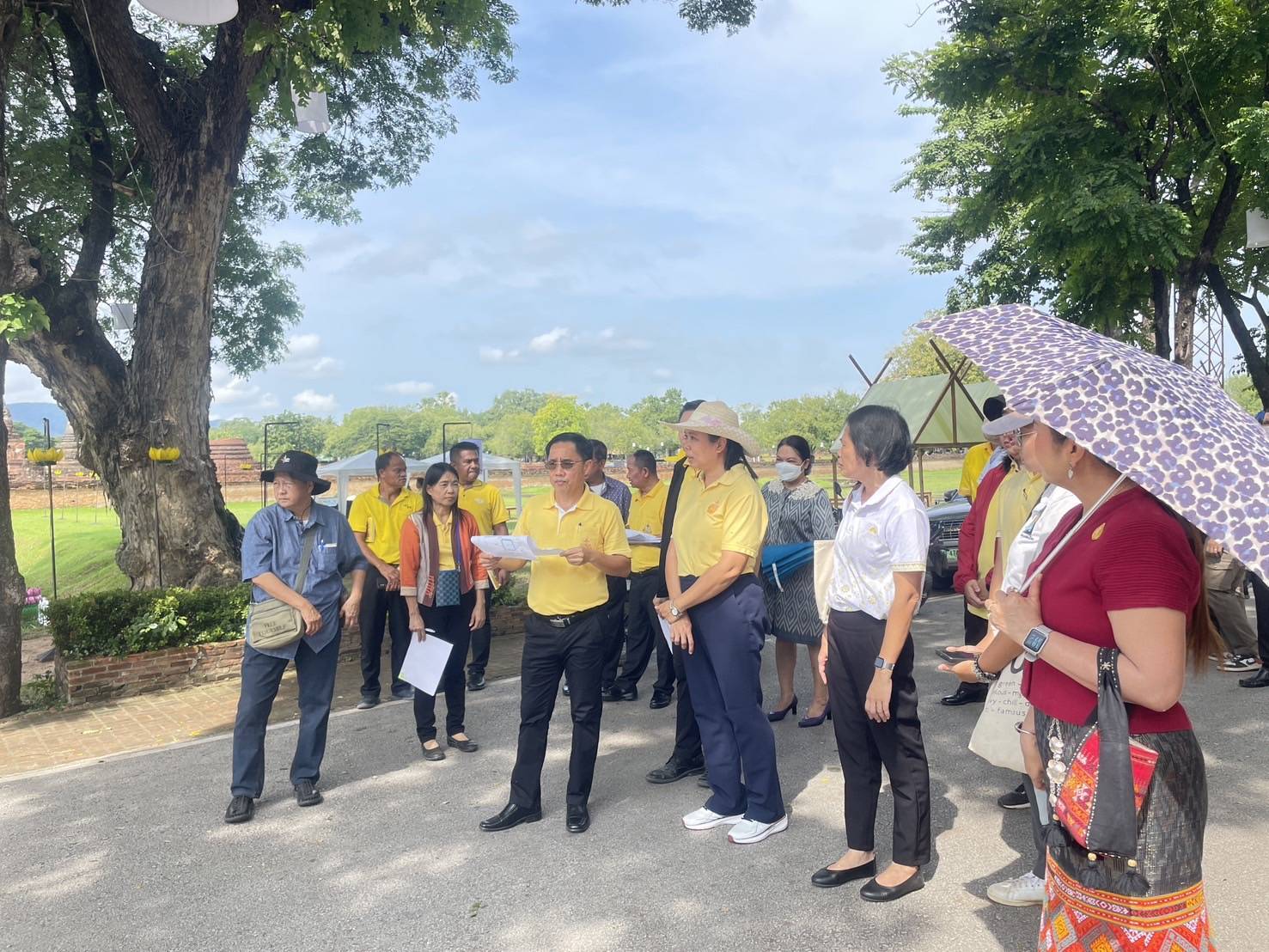 พช.สุโขทัยร่วมตรวจพื้นที่และติดตามผลการเตรียมความพร้อมการจัดงานประเพณีลอยกระทง เผาเที่ยน เล่นไฟ จังหวัดสุโขทัย ประจำปี 2567