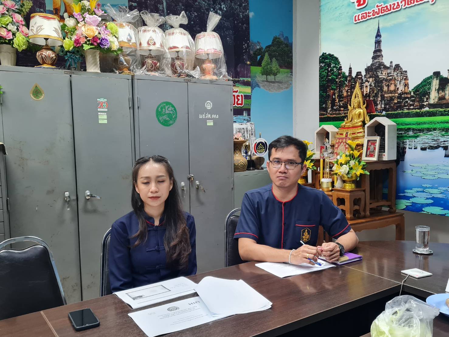 พช. สุโขทัย ร่วม ฝึกอบรมความรู้พื้นฐานและการใช้งานเกี่ยวกับระบบประชุมทางไกลผ่านอินเทอร์เน็ต