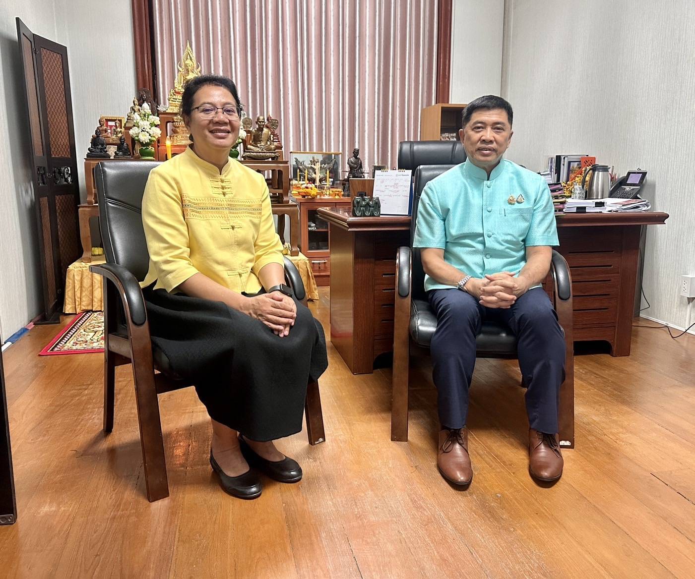 พช.สุโขทัย : ร่วมหารือข้อราชการและร่วมแสดงความยินดีพร้อมรับมอบนโยบายงานพัฒนาชุมชน 🌈