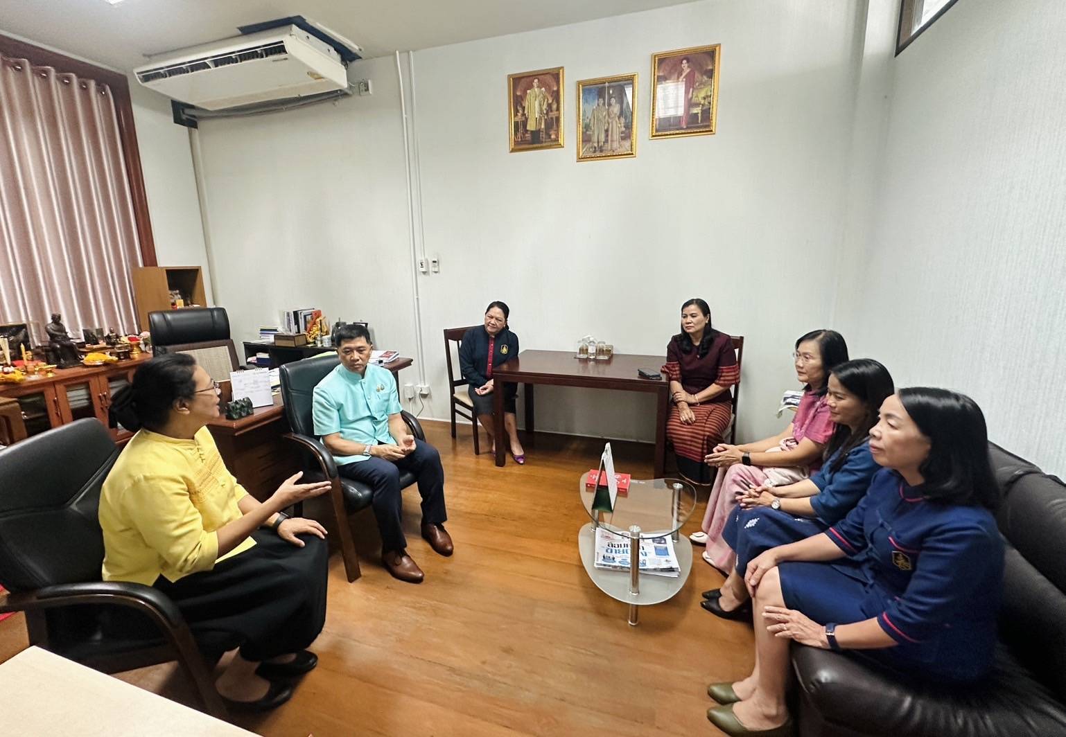 พช.สุโขทัย : ร่วมหารือข้อราชการและร่วมแสดงความยินดีพร้อมรับมอบนโยบายงานพัฒนาชุมชน 🌈