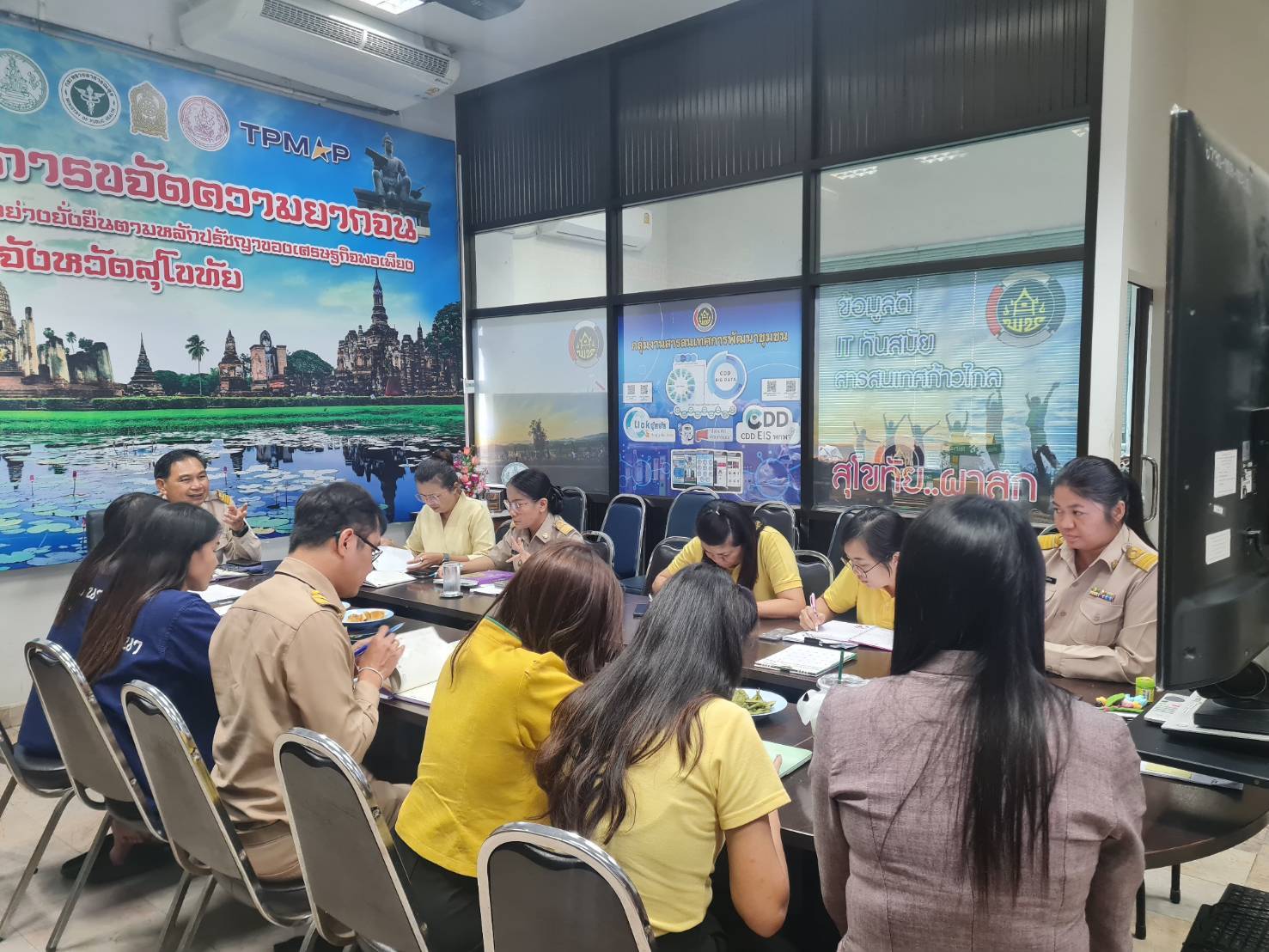 พช.สุโขทัย จัดประชุม Morning Talk CDD Sukhothai