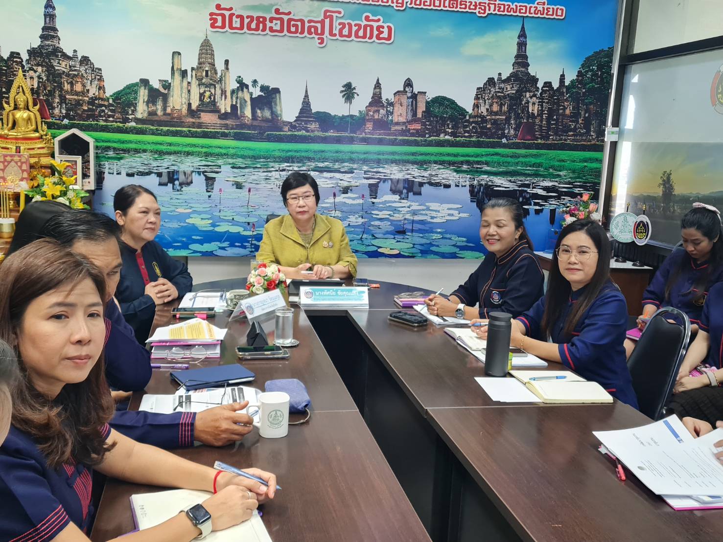 หัวหน้าผู้ตรวจราชการกรมการพัฒนาชุมชน และ พช.สุโขทัยร่วมประชุมกรมการพัฒนาชุมชน ครั้งที่ 11/2567