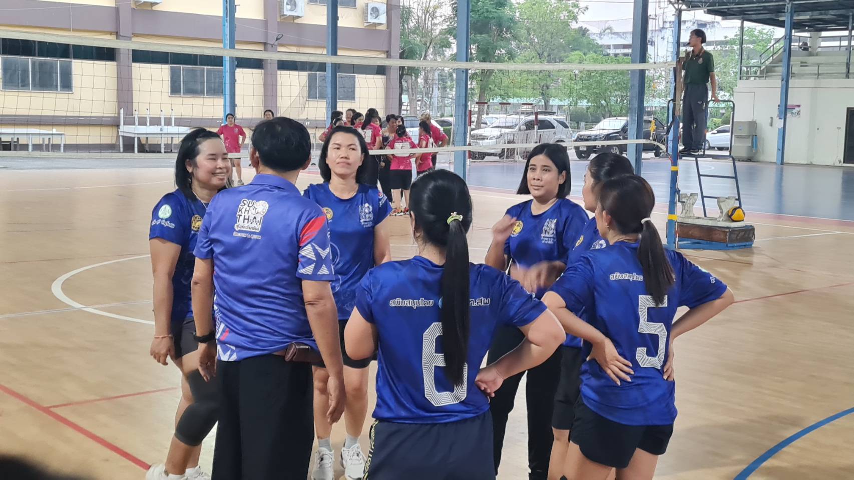 พัฒนาชุมชนสุโขทัยร่วมแข่งขันกีฬา “กีฬาสุโขทัยสัมพันธ์ 2568 (กลุ่มสีน้ำเงิน)