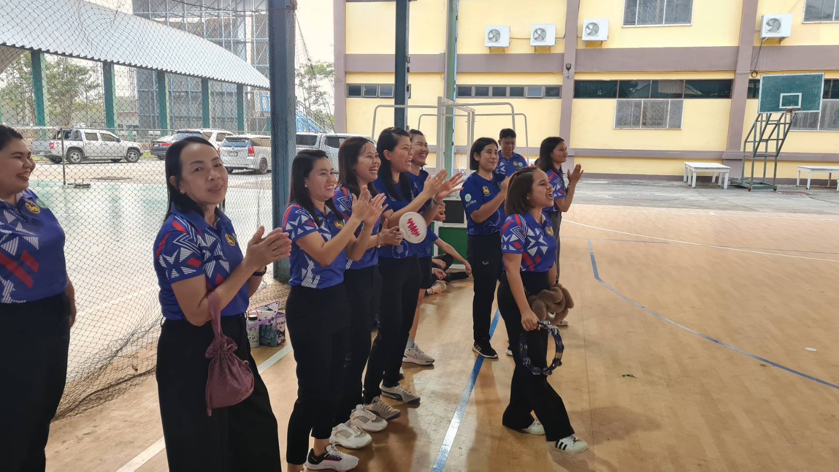 พัฒนาชุมชนสุโขทัยร่วมแข่งขันกีฬา “กีฬาสุโขทัยสัมพันธ์ 2568 (กลุ่มสีน้ำเงิน)