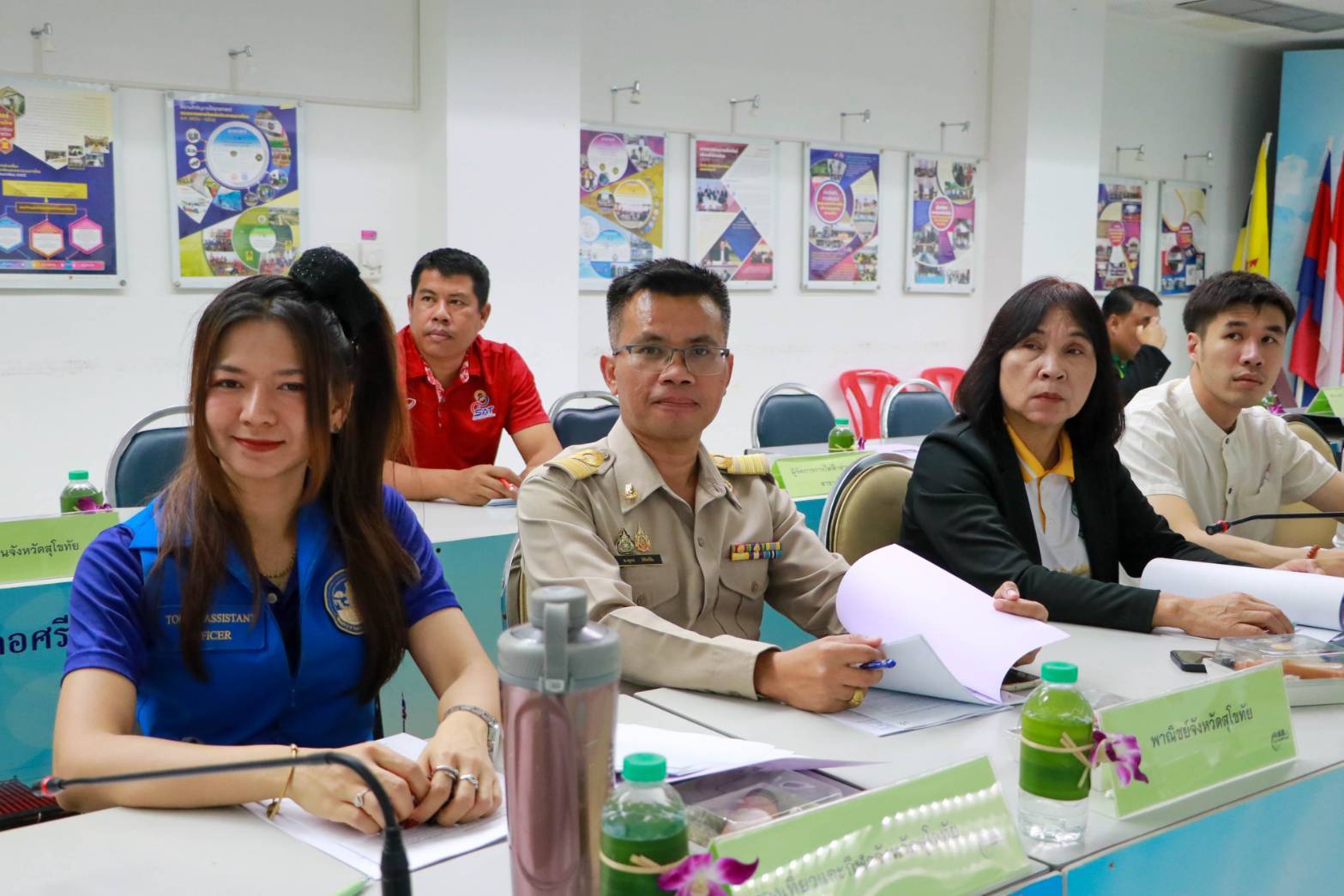 การประชุมคณะกรรมการบริหารศูนย์ส่งเสริมความรับผิดชอบต่อสังคมของภาคธุรกิจจังหวัดสุโขทัย ครั้งที่ 1/2568