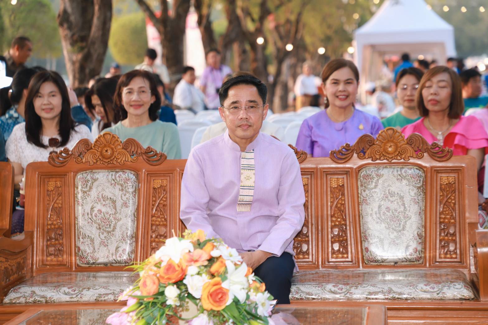 พิธีเปิดกิจกรรมโครงการส่งเสริมการท่องเที่ยวโดยชุมชนจังหวัดสุโขทัย “สุโข สุขี วิถีสุโขทัย”