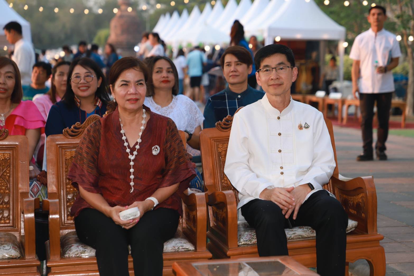 พิธีเปิดกิจกรรมโครงการส่งเสริมการท่องเที่ยวโดยชุมชนจังหวัดสุโขทัย “สุโข สุขี วิถีสุโขทัย”