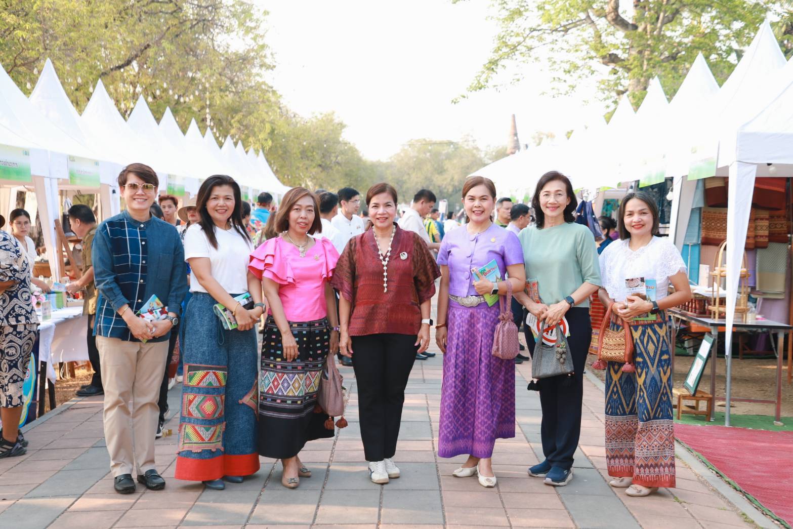พิธีเปิดกิจกรรมโครงการส่งเสริมการท่องเที่ยวโดยชุมชนจังหวัดสุโขทัย “สุโข สุขี วิถีสุโขทัย”