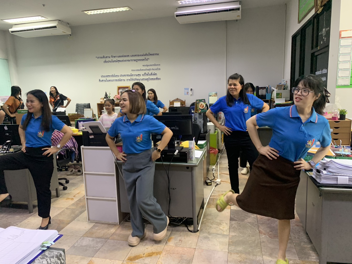 พัฒนาชุมชนสุโขทัยจัดกิจกรรมออกกำลังกาย “สุขภาพดี มีพลัง ด้วยการออกกำลังกาย” ภายใต้โครงการ “(five)P CDD สุโข : องค์กรแห่งความสุข”